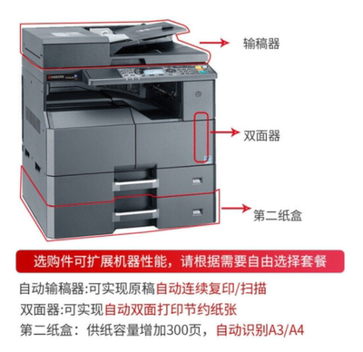 京瓷TASKalfa23202321黑白多功能數碼復合機打印機一體機雙面打印復合復印機